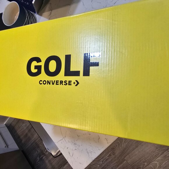 Converse x GOLF le FLEUR One Star Slip Pro Shoes Slip-On BLACK MENS SIZE 12 NEW - Picture 8 of 9